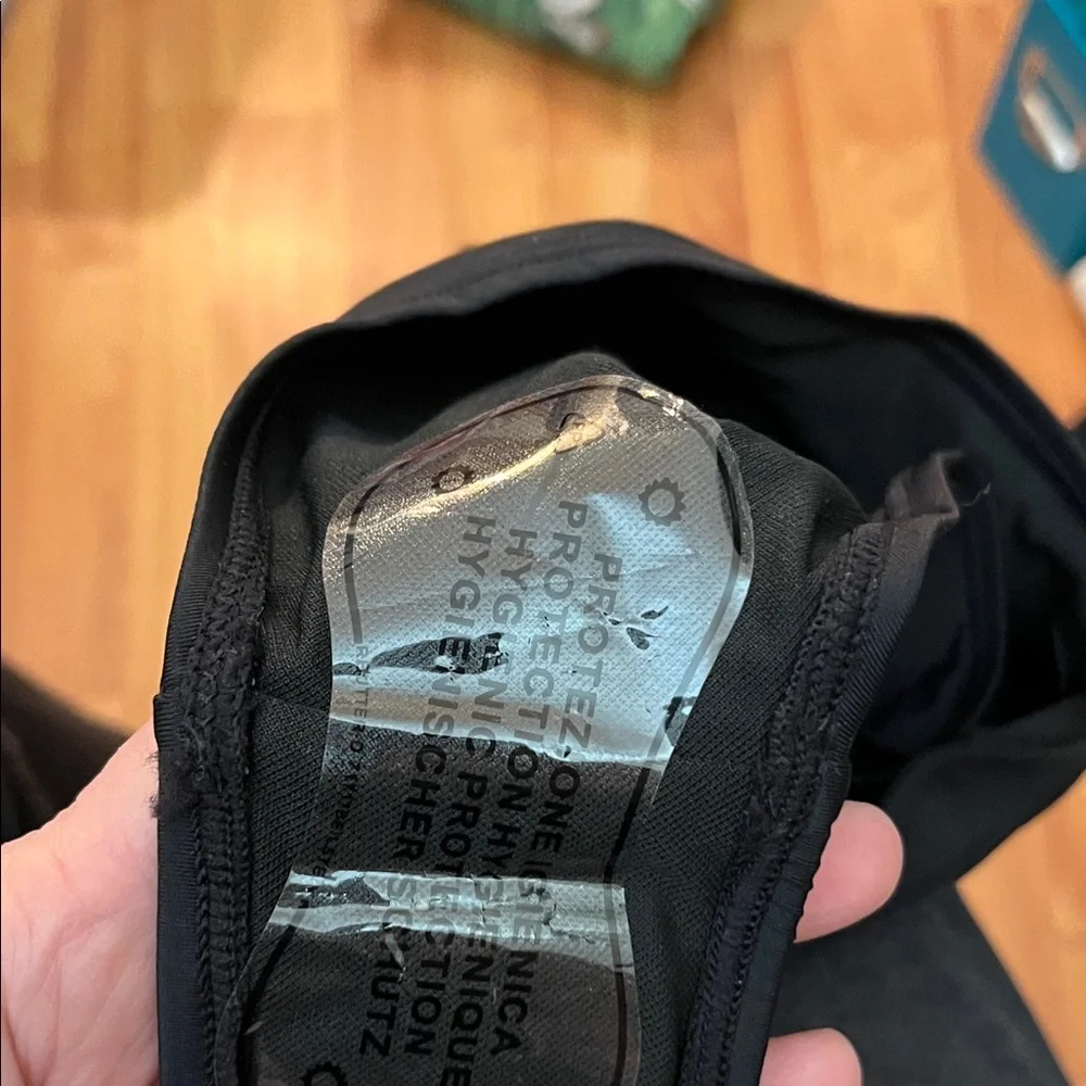 High-Waisted Black Bikini Bottom Size Small
